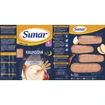 Sunar melkgriesmeelpap voor een goede nachtrust kaneel, appel 210 g