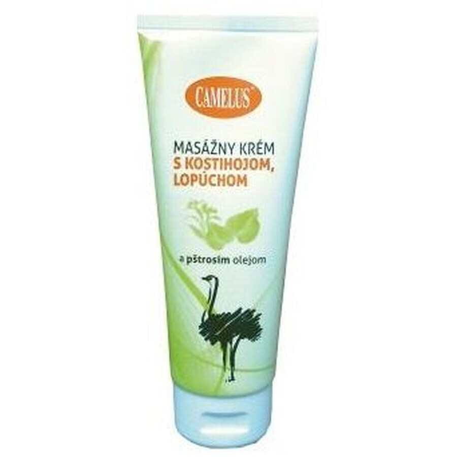 Camelus Crema de masaje con albahaca, bardana y aceite de avestruz 100 ml