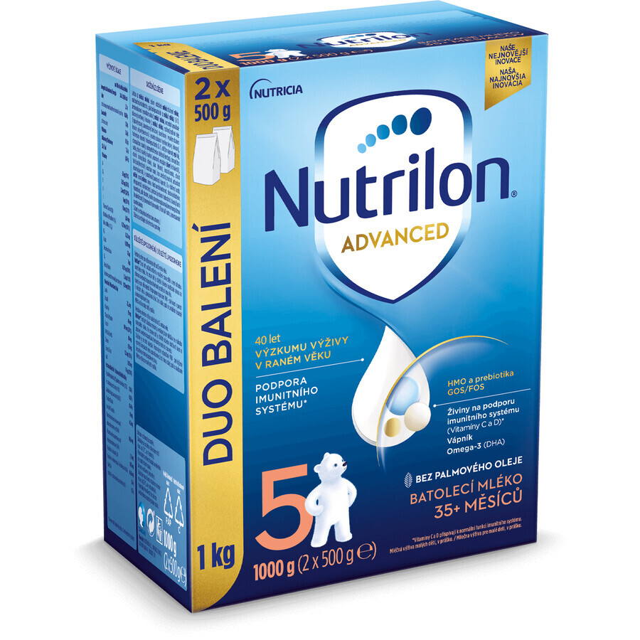 Nutrilon 5 formulă de lapte praf pentru copii 6 x 1000 g