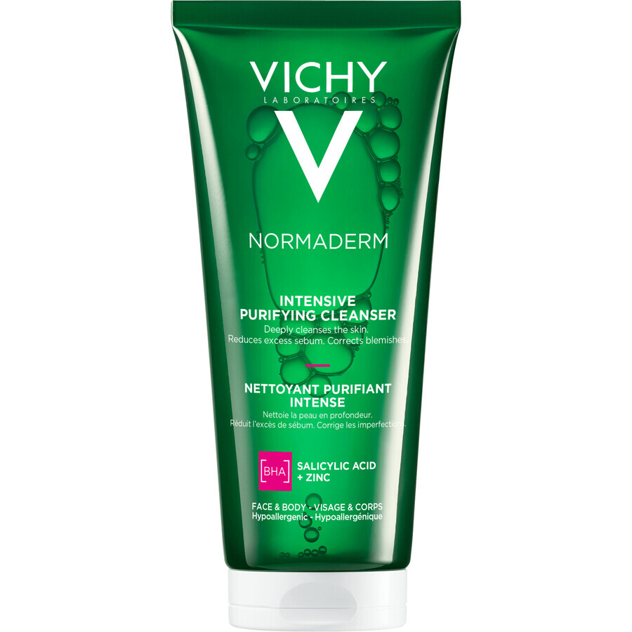 Vichy Normaderm Phytosolution Gel Gel limpiador para pieles con tendencia acneica 200 ml