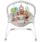 Bright Starts Happy Safari Happy Safari Vibrating Lounger with Melody 0m+, up to 9 kg, 2019