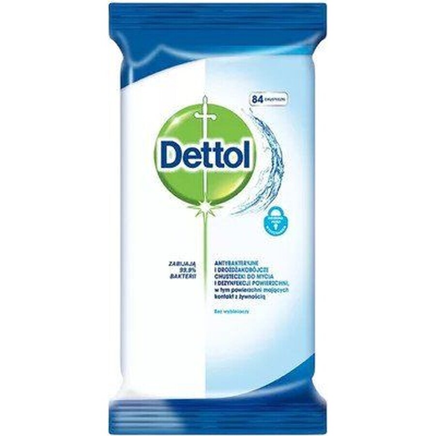 Dettol Toallitas antibacterianas para superficies 80 uds.