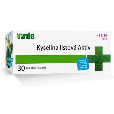 Virde Folic acid aktiv 30 gélules