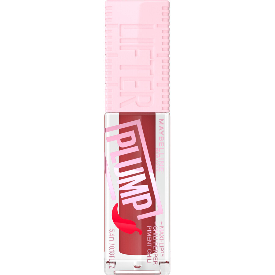 Maybelline New York Lifter plump 006 Brillo de labios Hot Chili, 5,4 ml