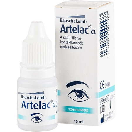 Artelac CL solución oftálmica, esterilizante instilación hidratante 10 ml