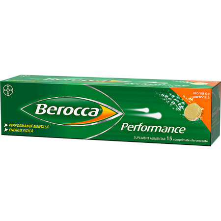 Berocca Performance, Multivitaminas, 15 Comprimidos Efervescentes , Bayer