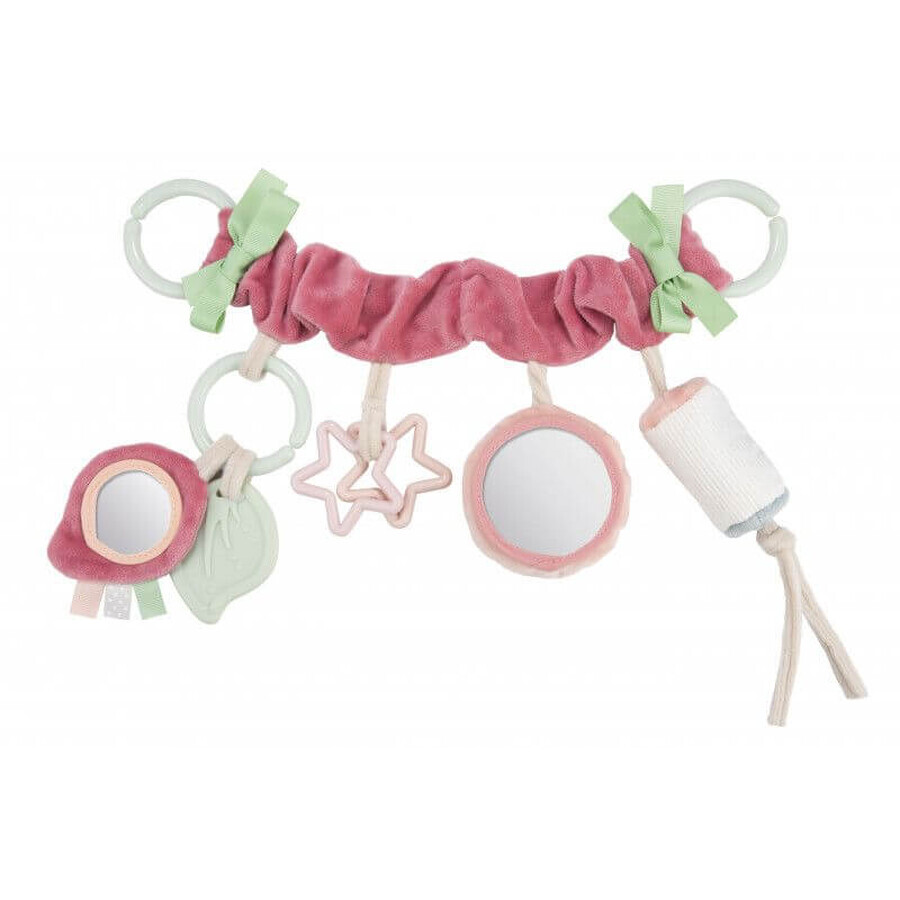 Canpol babies Hanging toy for pram/ car seat Pastel friends pink