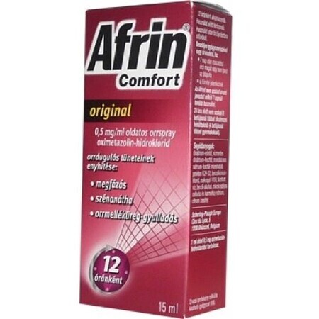 Afrin 0,5 mg/ml spray nasal 15 ml