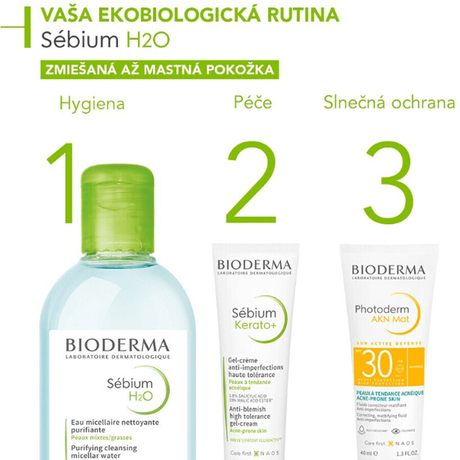 Bioderma Sébium H2O Agua Micelar Limpiadora 250 ml