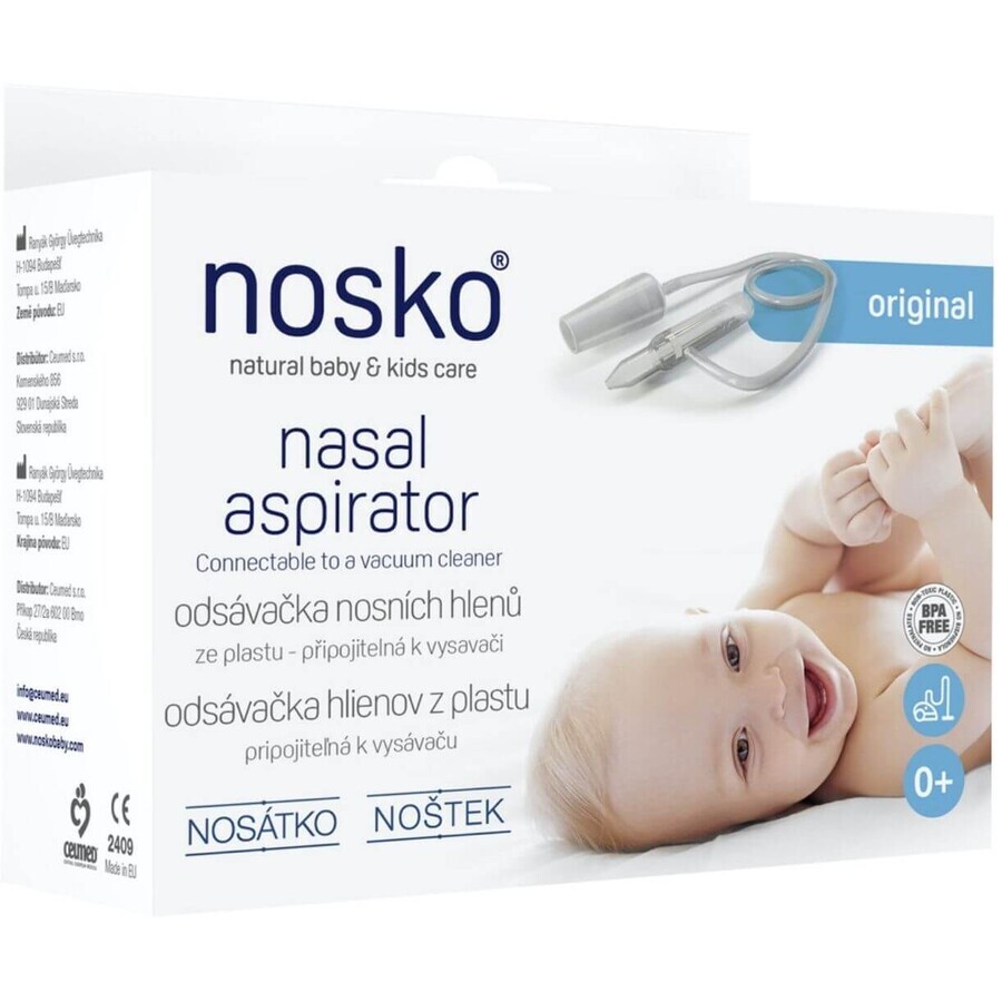 Nosko Extractor de esputo de plástico acoplable a un aspirador