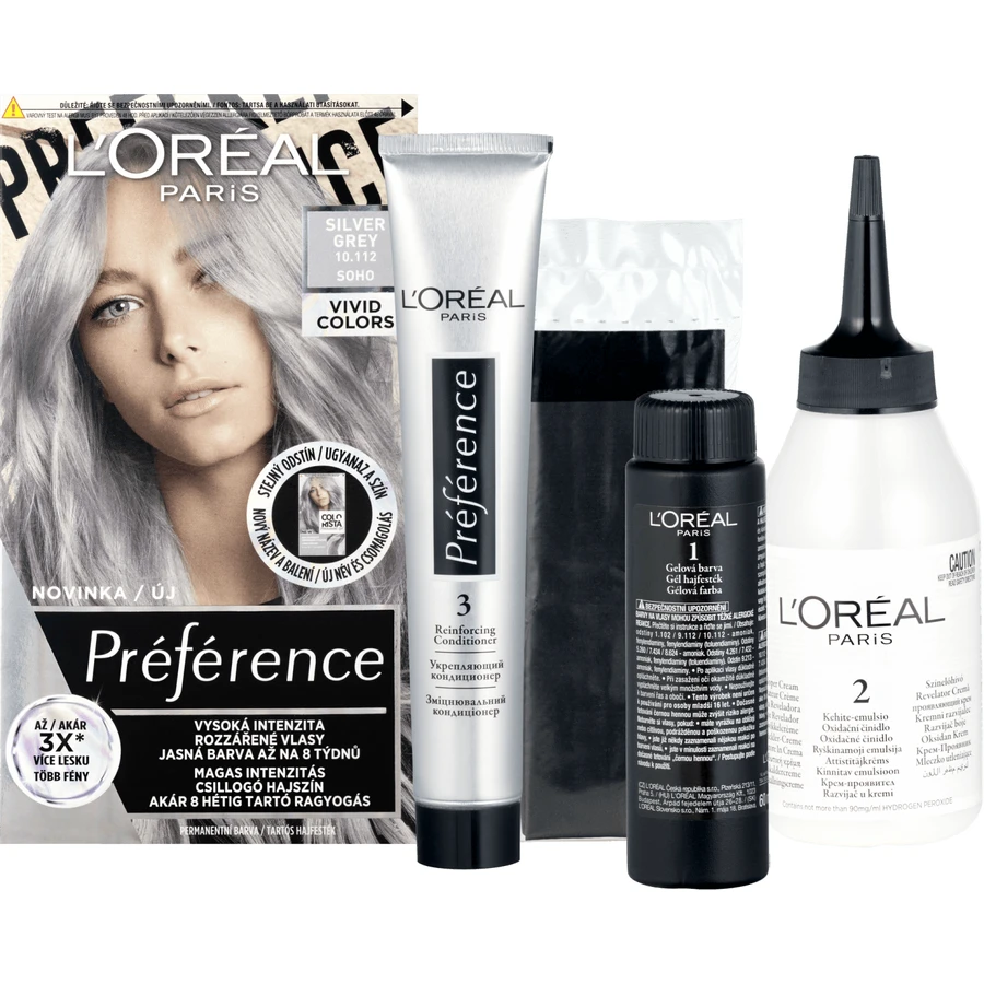 L'Oréal Paris Préférence Vivid Colors permanente haarkleuring 10.112 Soho 150 ml