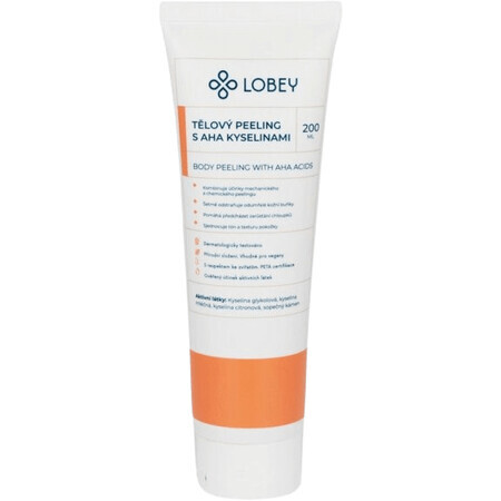 Lobey Body Scrub cu acizi AHA 200 ml