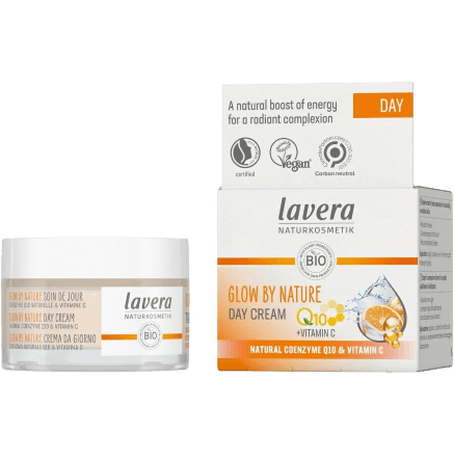 Lavera Glow by Nature Tagescreme mit Q10 und Vit C 50 ml