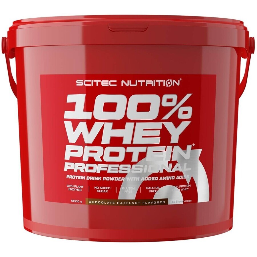 Scitec Nutrition 100% Whey Protein Professional Schokolade / Haselnuss 5000 g