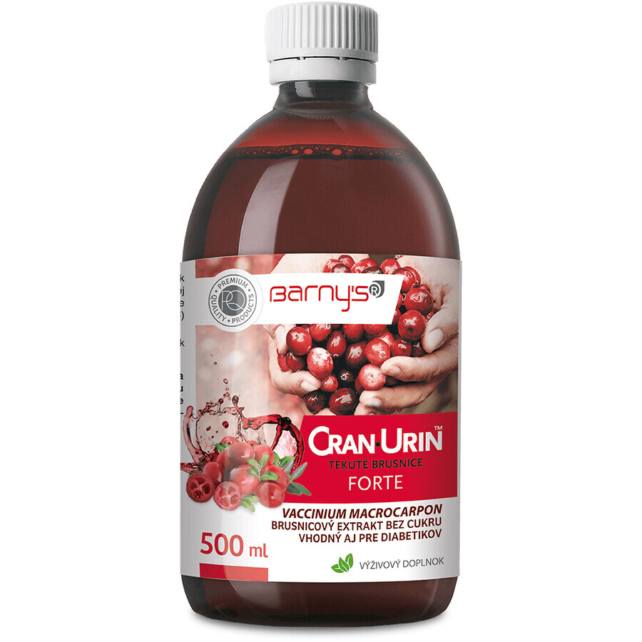 Barny's CRAN-URIN FORTE Vloeibaar Veenbes 500 ml