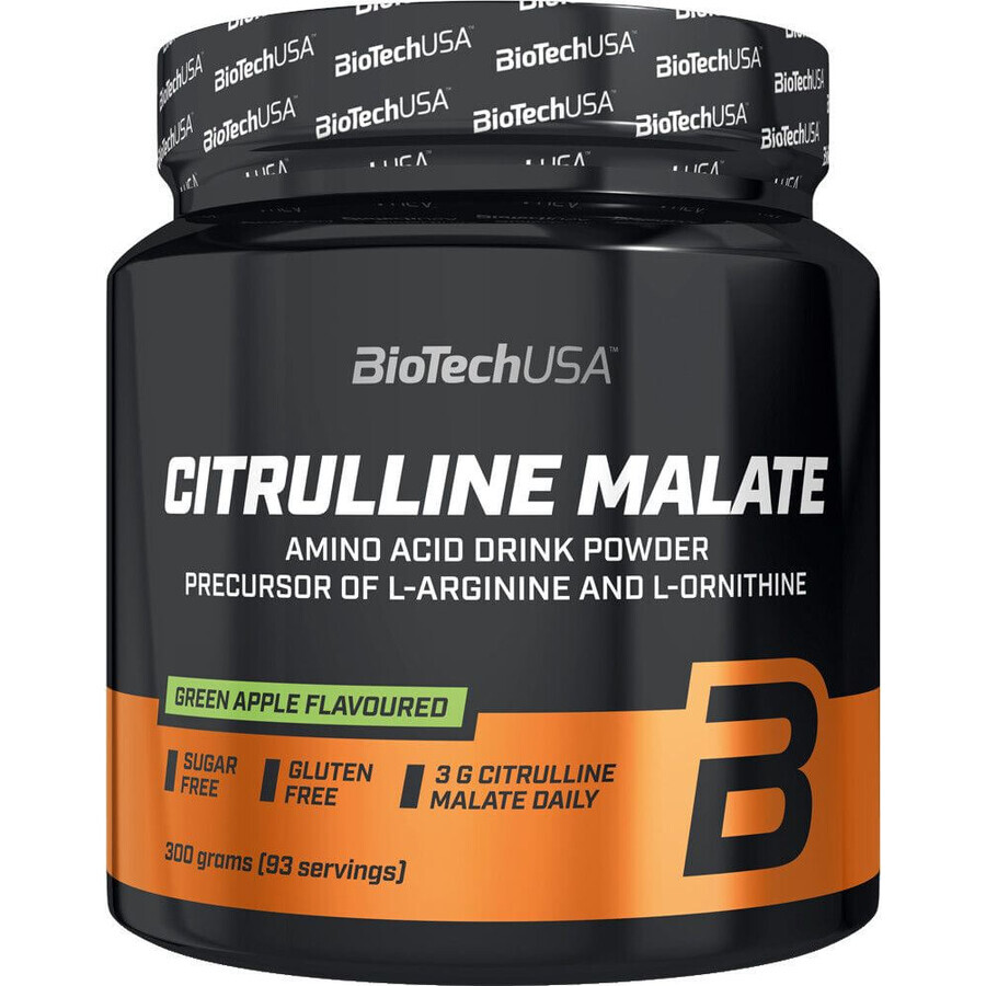 BiotechUSA Citrullin (Malat) Grüner Apfel 300 g