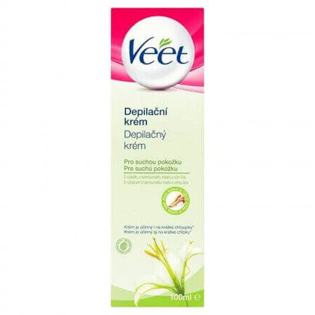 Veet Shea Butter & Lily Haarentfernungscreme für trockene Haut 100 ml