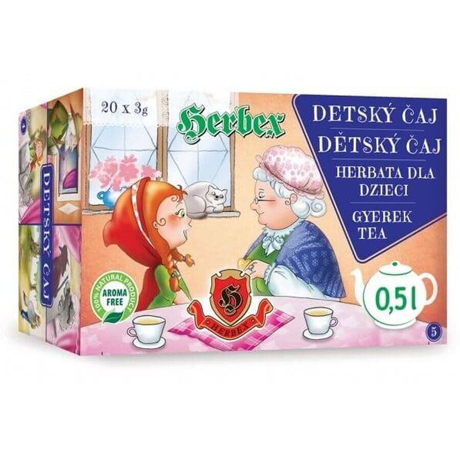 Herbex Children's Tea Té de Hierbas Hada 20 x 3 g