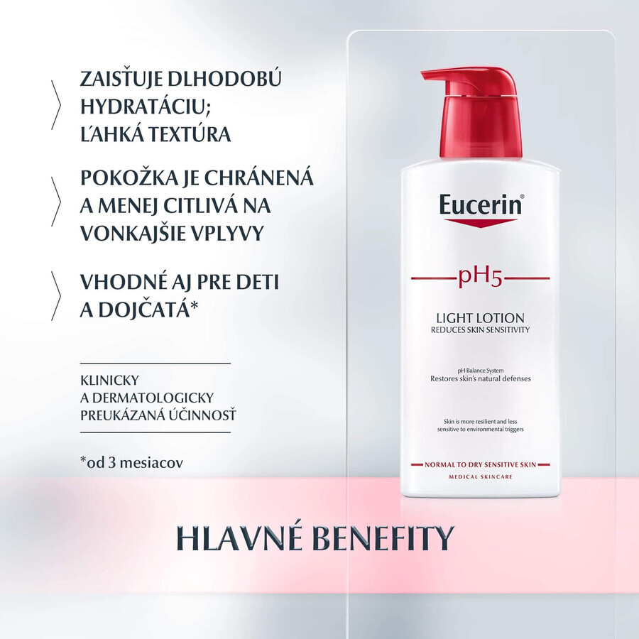 Eucerin pH5 Lozione per il corpo - texture leggera 400 ml