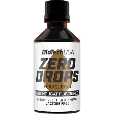 BiotechUSA Zero Drops Geschmackstropfen, Walnuss 50 ml