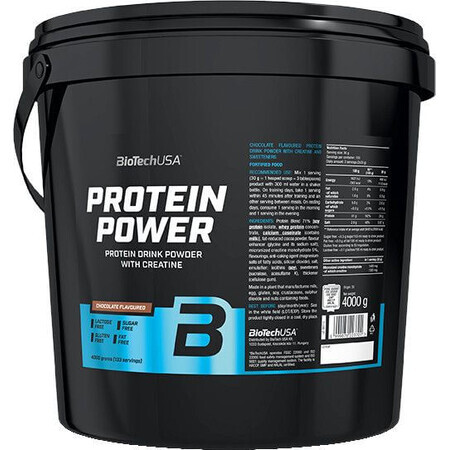 BiotechUSA Protein Power Chocolate 4000 g