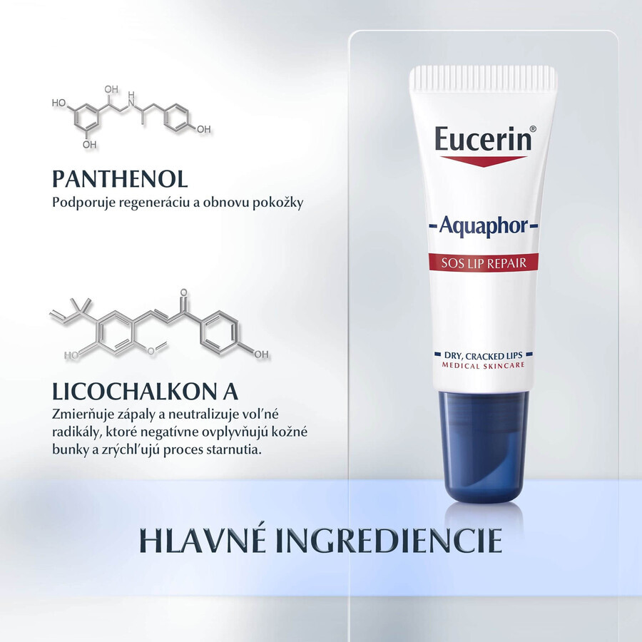 Eucerin Aquaphor SOS Balsam de buze regenerant 10 ml