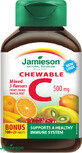 Jamieson Vitamina C 500 mg Mezcla de sabores 120 comprimidos