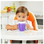 Munchkin Junior 360° tasse non coulante avec oreilles violettes 207 ml 207 ml