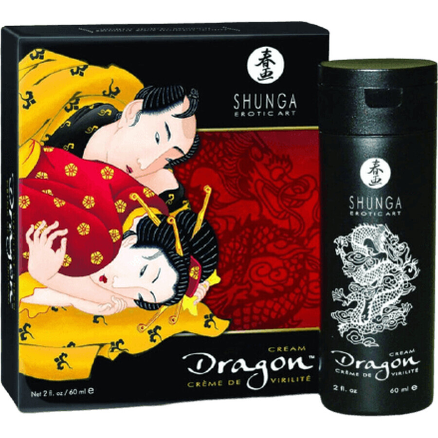 Shunga Erotic Art Crema Dragón Arte Erótico Hombre 60 ml