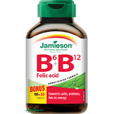 Jamieson Vitaminas B6, B12 y ácido fólico 110 comprimidos