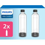 Philips Aquashield Bouteille de gazéification ADD911BK/10 2 pcs