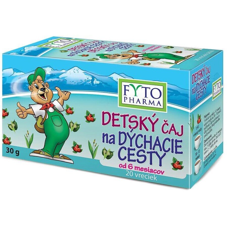 Fyto Pharma Vía Respiratoria Infantil Bolsitas de Té 20 x 1,5 g