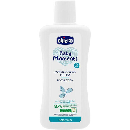 Chicco Baby Moments Leche Corporal 87% ingredientes naturales 200 ml