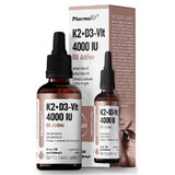 K2+D3-Vit 4000 IU Huile active 30 ml Pharmovit Clean Label