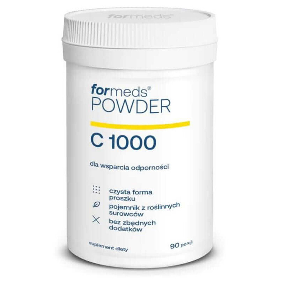 POWDER C 1000 - Vitamina C (90 porciones) Formeds