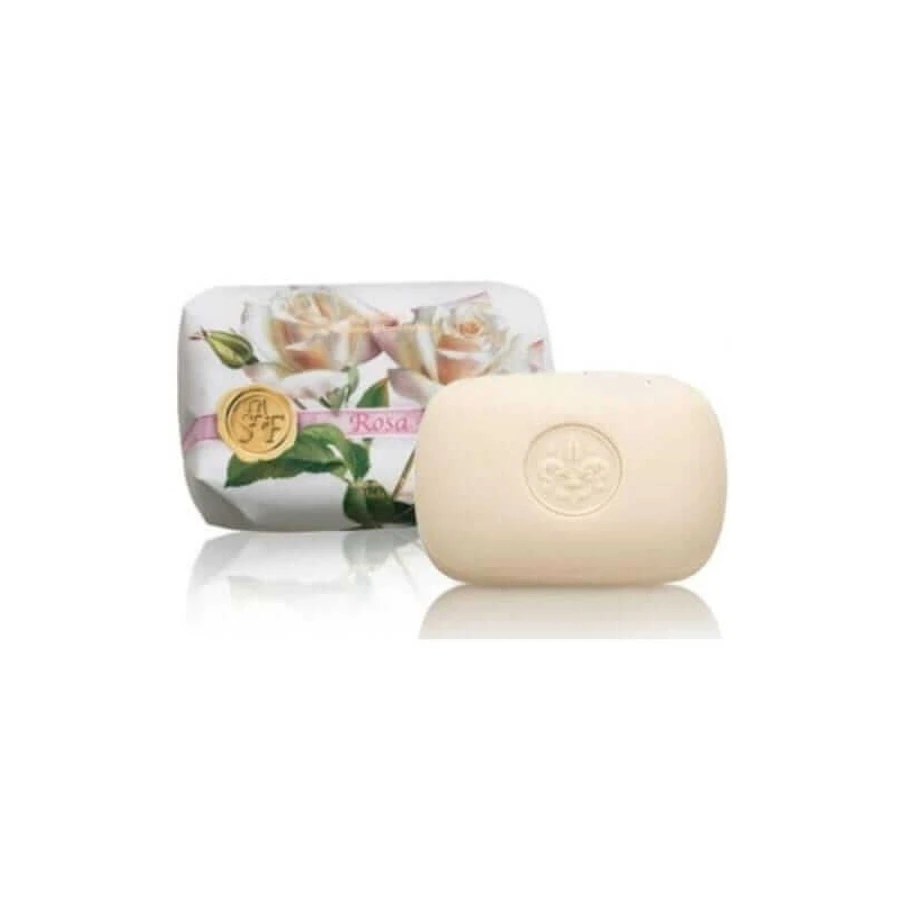 Sapone naturale italiano profumato alle rose 200g