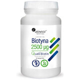 Biotina 2500 mcg QualiBiotin x 120 comprimidos vegetarianos Aliness