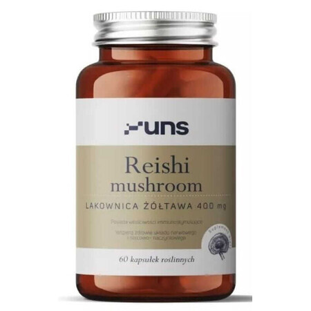 Reishi paddenstoel (400mg) 60 capsules UNS