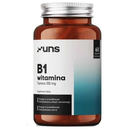 Vitamina B1 100 mg 60 cápsulas UNS