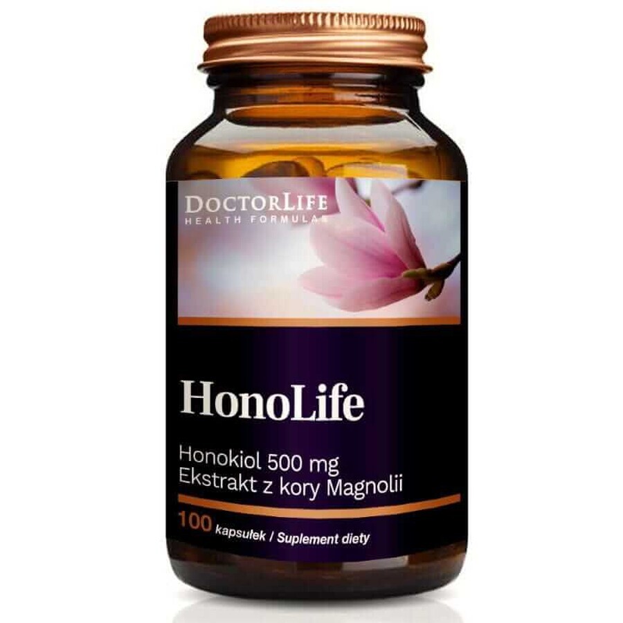 Doctor Life HonoLife Honokiod extract de scoarță de magnolie 500mg, 100 capsule