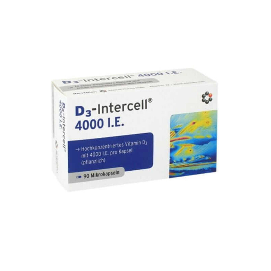 D3-Intercell 4000 I.E. 90 microcapsules Intercell