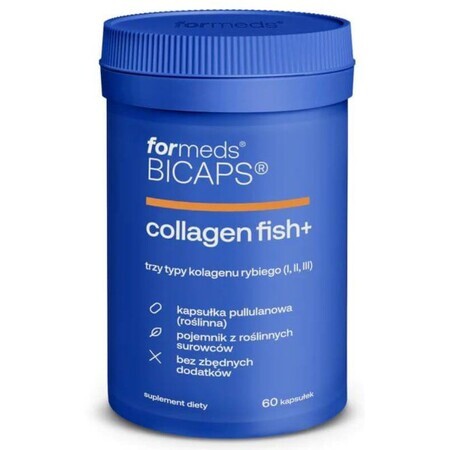 Bicaps Collagen Fish+ (collagène de poisson) 60 capsules Formes