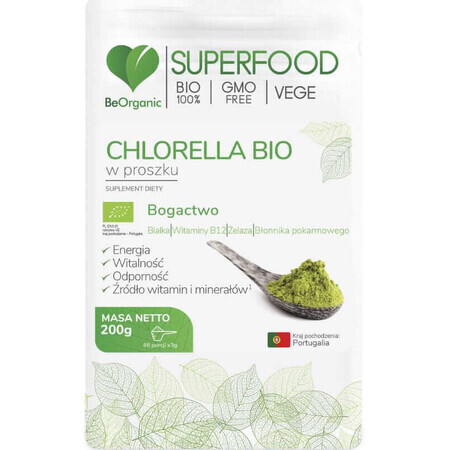 BeOrganic Clorela ecológica 200g