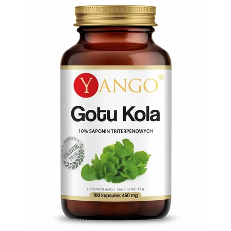 Gotu kola - extract de 10% saponine triterpenice - 100 capsule - Yango
