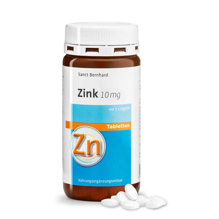 Zinc 10 mg 210 tabl Sanct Bernhard