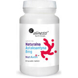 Astaxantina Natural Nat Axtin 8mg 60 cápsulas Aliness