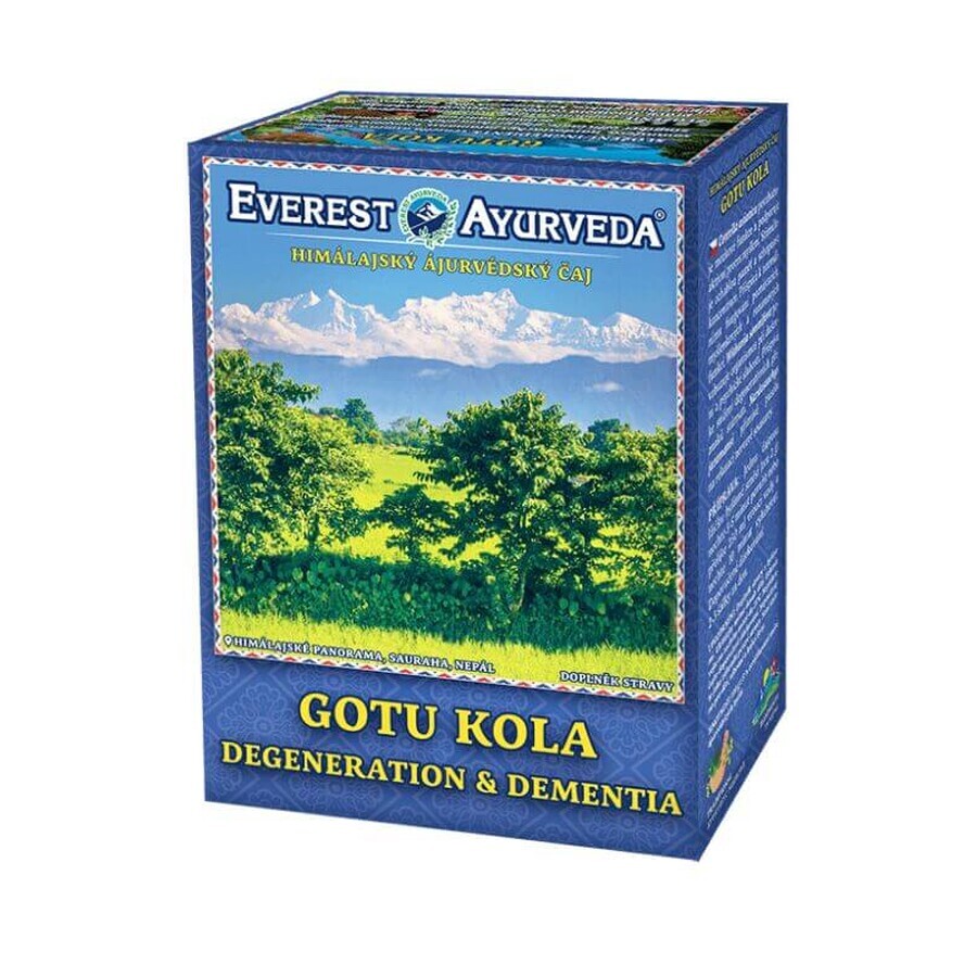 Té ayurvédico GOTU KOLA Degeneración de la función cerebral 100g Everest Ayurveda