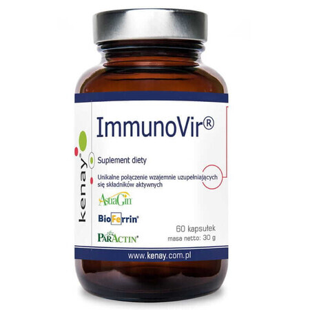 ImmunoVir (astragalo, andrographis, radice di liquirizia) 60 capsule Kenay