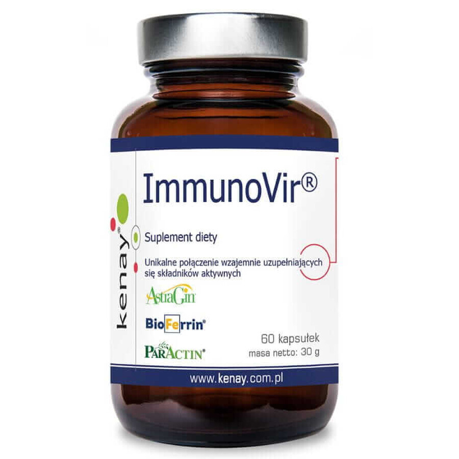 ImmunoVir (astragalo, andrographis, radice di liquirizia) 60 capsule Kenay