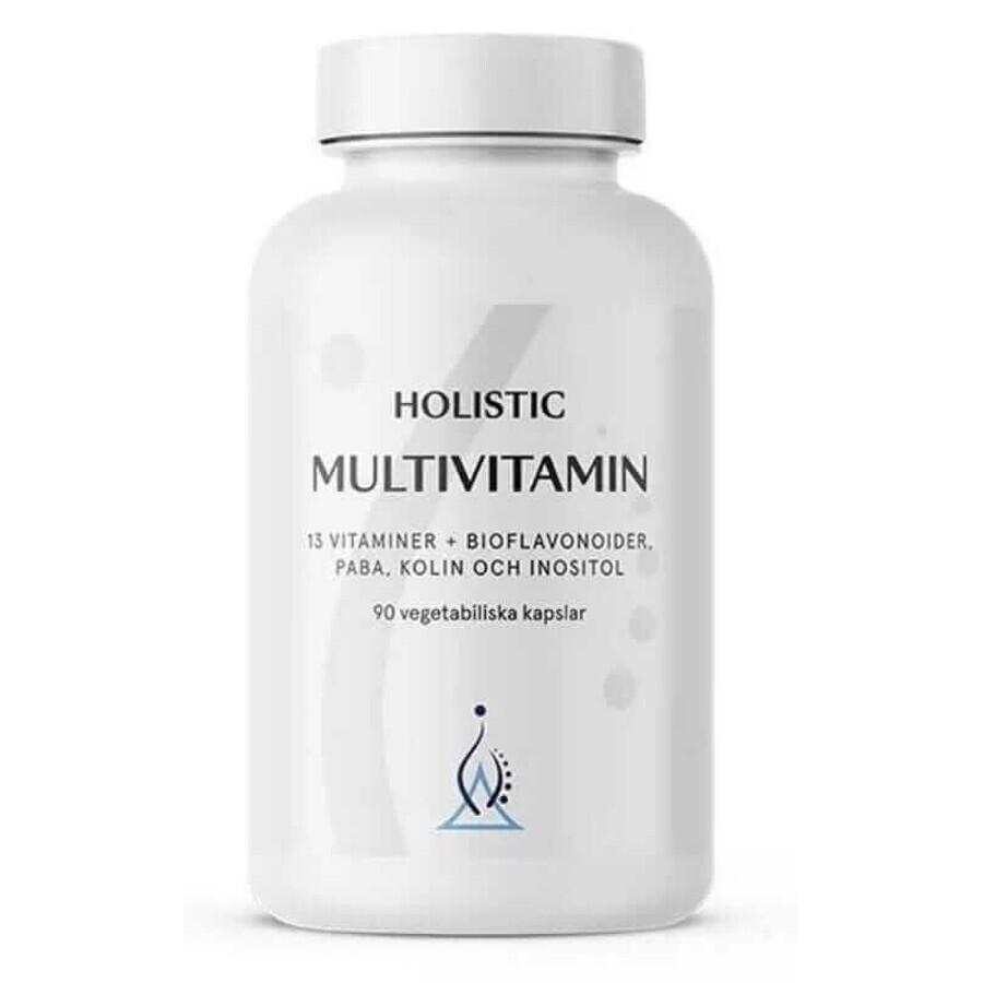 Holistic MultiVitamin A C D3 E K Bioperine 90 cápsulas